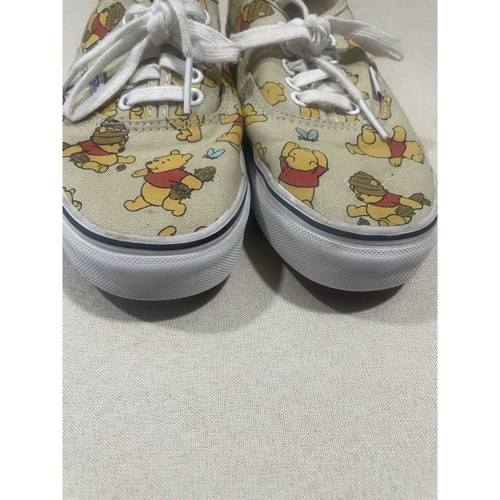 Rare VANS Authentic X Disney Winnie The Pooh Shoes (2015) Mens 7/Womens 8.5 VTG - Picture 2 of 8
